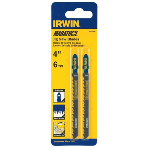 Irwin 4in. 6 TPI Fleam Ground T-Shank Jigsaw Blade 3072406 24721087188